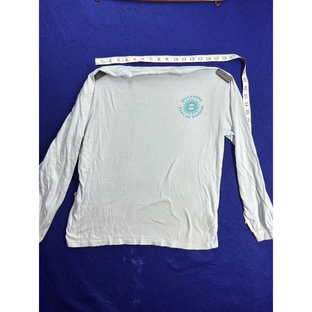 Surf Youth Billabong Summer of Love Graphic Tee XS Light Blue
